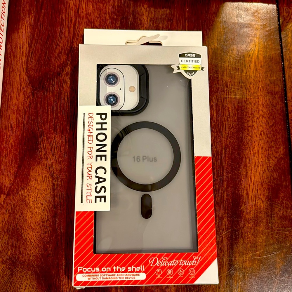 16 Plus Black Smoked iPhone Case